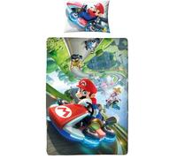 Super Mario Racing Kart Reversible Duvet Set | Size: Single Super Mario Multicolor Single