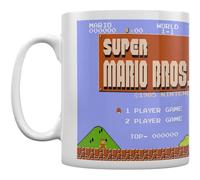 Super Mario Retro Title Mug In White White One Size