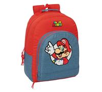 Safta Super Mario 20.1l Backpack Red Kids