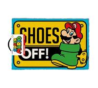 Super Mario Shoes Off Colour Doormat 40 x 60 cm