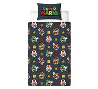 Super Mario Single Duvet Cover Set Super Mario Multicolor Single