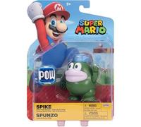 Super Mario Spike 4 Inch Action Figure with POW Block