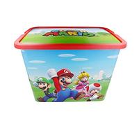Stor S.L. Storage Box Super Mario 23L Click-Lock Lid BPA-Free Multi