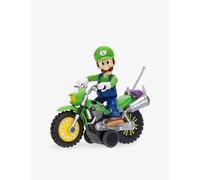 The Super Mario Galaxy Movie Luigi with Motorcycle 2.5" / 6.35cm Action Figure, Officially Licensed by Jakks Pacific, 9 Points of Articulation, Detailed Design, Pull Back and Watch Him Go! For 3+