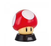 Paladone Super Mario Bros. Mushroom 3D Night Light, Decorative Lamp Collectible, Multi-Colour
