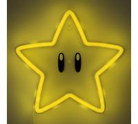 Super Mario Super Star Wall Mountable Led Neon Light