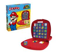 Super Mario Match The Crazy Cube Game Travel Board Game, Multilingual, 15 Characters including Mario, Luigi and Princess Peach, for Ages 4 plus