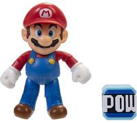 Super Mario World of Nintendo 4 Inch Figure Mario w/ POW Block