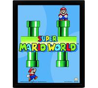 Super Mario World Pipes 3D Lenticular Frame