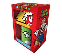 Super Mario (yoshi) Mug Coaster Keychain Gift Set, Multi