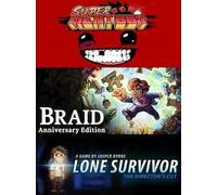 Super Meat Boy + Lone Survivor + Braid Steam Key GLOBAL
