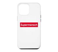 Super Mensch Hebrew Yiddish Jewish Humor Father's Day Dad Case for iPhone 12 Pro Max