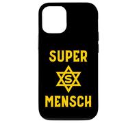 Super Mensch Yiddish Jewish Hanukkah Father's Day Husband Case for iPhone 12/12 Pro