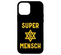 Super Mensch Yiddish Jewish Hanukkah Father's Day Husband Case for iPhone 12 mini