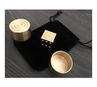 Super Mental Die (Brass) Magic Tricks Magician Close Up Illusions Gimmick Prop Metalism Classic Dice Number Prediction for Adult