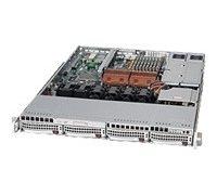 Super Micro CSE 815TQ R650UB Server Case 1U + 650 W Intel Xeon 5400/DDR2/6x SATA - Black