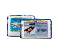 HOMESCAPES Kids Duvet & Pillow Set 10.5 Tog Super Microfibre Filling 120 x 150 cm, 40 x 60 cm - Extremely Soft Anti Dust Mite Anti Allergen Filling Washable at Home Firmness rating SOFT