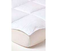 Super Microfibre Mattress Topper Homescapes White Double