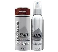 Super Million Hair 40g Set (1 x 40g Hair Building Fibres & 1 x 165ml Hard Mist) - No.8 Auburn
