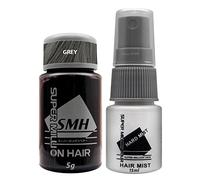 Super Million Hair Travel Set (1 x 5g Hair Building Fibre & 1 x 15ml Hard Mist) - No.11 Grey