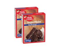 Super Moist Devil's Food Cake Mix | Rich, Decadent Chocolate Cake | Easy to Bake | Perfect for Parties, Desserts & Celebrations | Restaurant-Quality Taste | 375g (Pack of 2)