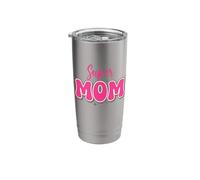 Super Mom in Fun Bubble Letters Stainless Steel Insulated Tumbler