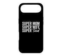 Super Mom Super Wife Super Tired Funny Mother Parent Saying Case for iPhone Air