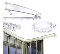 Super More 3m Bendable Straight Curved Curtain Track