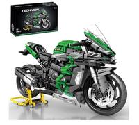 Super Motorcycle Model Building Kits for Kawasaki H2 SX SE, 2088 PCS 1:5 Large Motorbike Model Kit, Collectible Motorcycle Model, Tech Motorbike Toys for Kids Adults (570)