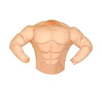 Super Muscle Shirt Costume Large for Super Hero Fancy Dress