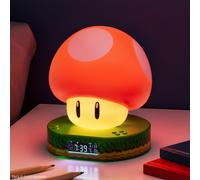 Nintendo Merchandising Super Mario Super Mushroom Alarm Clock Golden