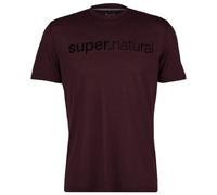super.natural - 3D Signature Tee - Merino shirt size S, brown