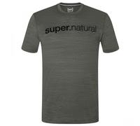 super.natural - 3D Signature Tee - Merino shirt size S, grey