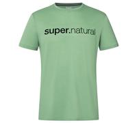 super.natural - 3D Signature Tee - Merino shirt size XXL, green