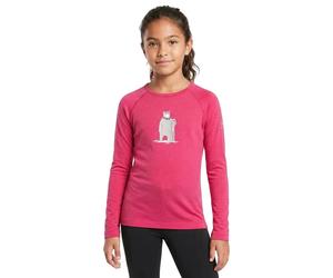 Super.natural Bennie Bear175 Long Sleeve T-shirt Pink 128 cm Girl