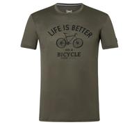 super.natural - Better Bike Tee - Merino shirt size 52 - L, brown