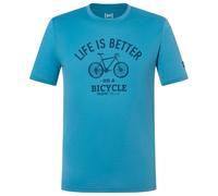 super.natural - Better Bike Tee - Merino shirt size 56 - XXL, blue