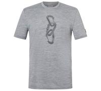 super.natural - Carabineri Tee - Merino shirt size 48/50 - M, grey