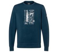 super.natural - Fishing Adventure Crew - Jumper size S, blue