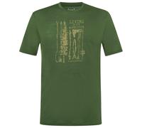super.natural - Fishing Adventure Tee - Merino shirt size XL, olive