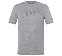 super.natural - Hiking Tee - Merino shirt size 52 - L, grey
