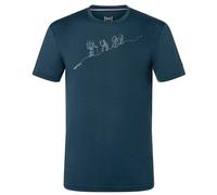 super.natural - Hiking Tee - Merino shirt size 54 - XL, blue