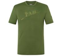 super.natural - Hiking Tee - Merino shirt size 54 - XL, olive