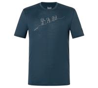 super.natural - Hiking Tee - Merino shirt size 56 - XXL, blue