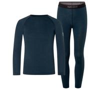 super.natural - Kid's Tundra175 Base Set - Merino base layer size 164, blue