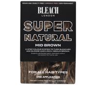 MID BROWN SUPER NATURAL KIT - Semi-permanent mid brown colour correction kit