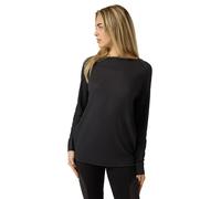 Super.natural Leisure Air Loose Fit Long Sleeve T-shirt Black M Woman