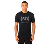 Super.natural Logo Lines Short Sleeve T-shirt Black L Men