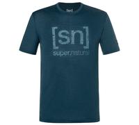 Super.natural Logo Lines Short Sleeve T-shirt Blue L Man