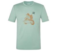 super.natural - Naked Bear Tee - Merino shirt size 54 - XL, green/turquoise